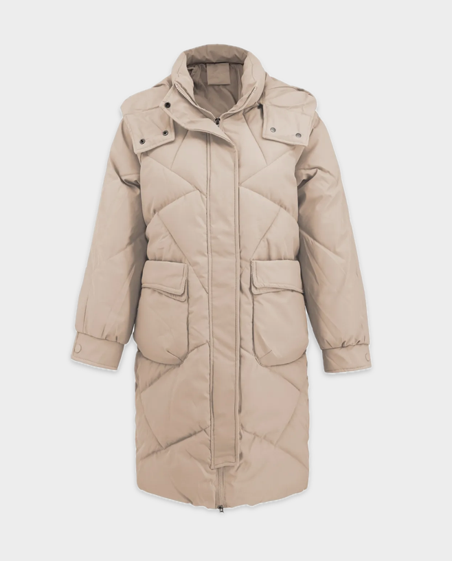 THE LONGLINE HOODED PARKA COAT