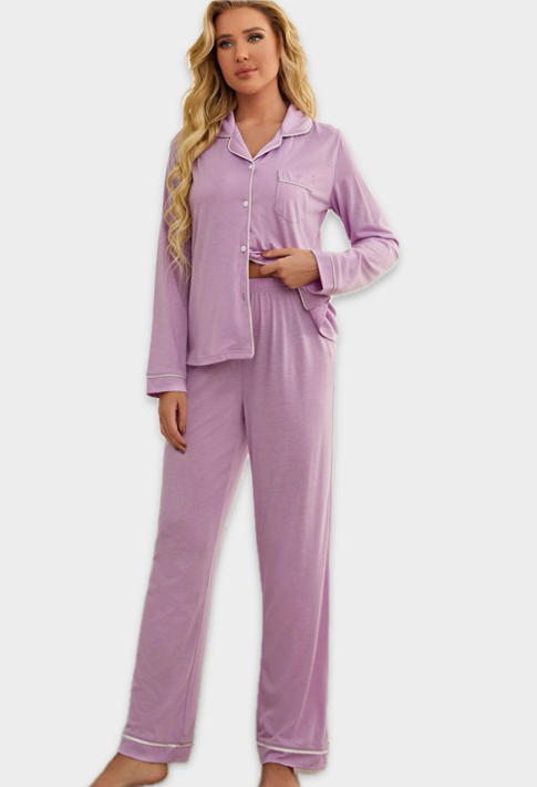 THE SERENE PIPING LOUNGE SET